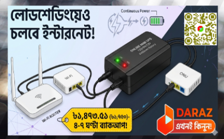 লোডশেডিংয়েও চলবে ইন্টারনেট: কম বাজেটে সেরা Mini UPS (12V/9V) রিভিউ